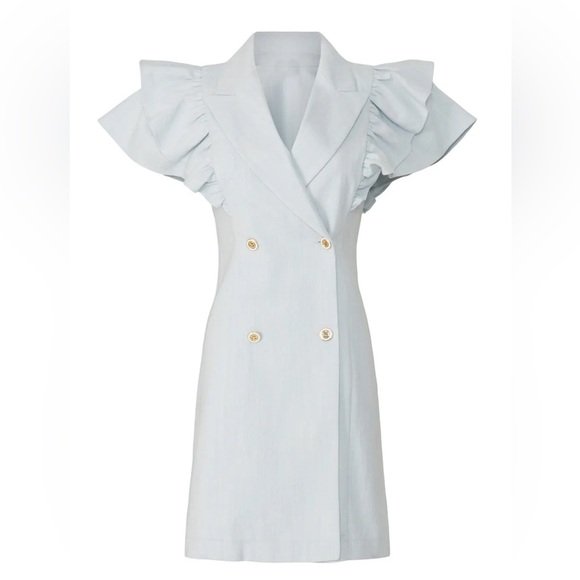 Sandro Angelina Ruffle Dress - Picture 1 of 14